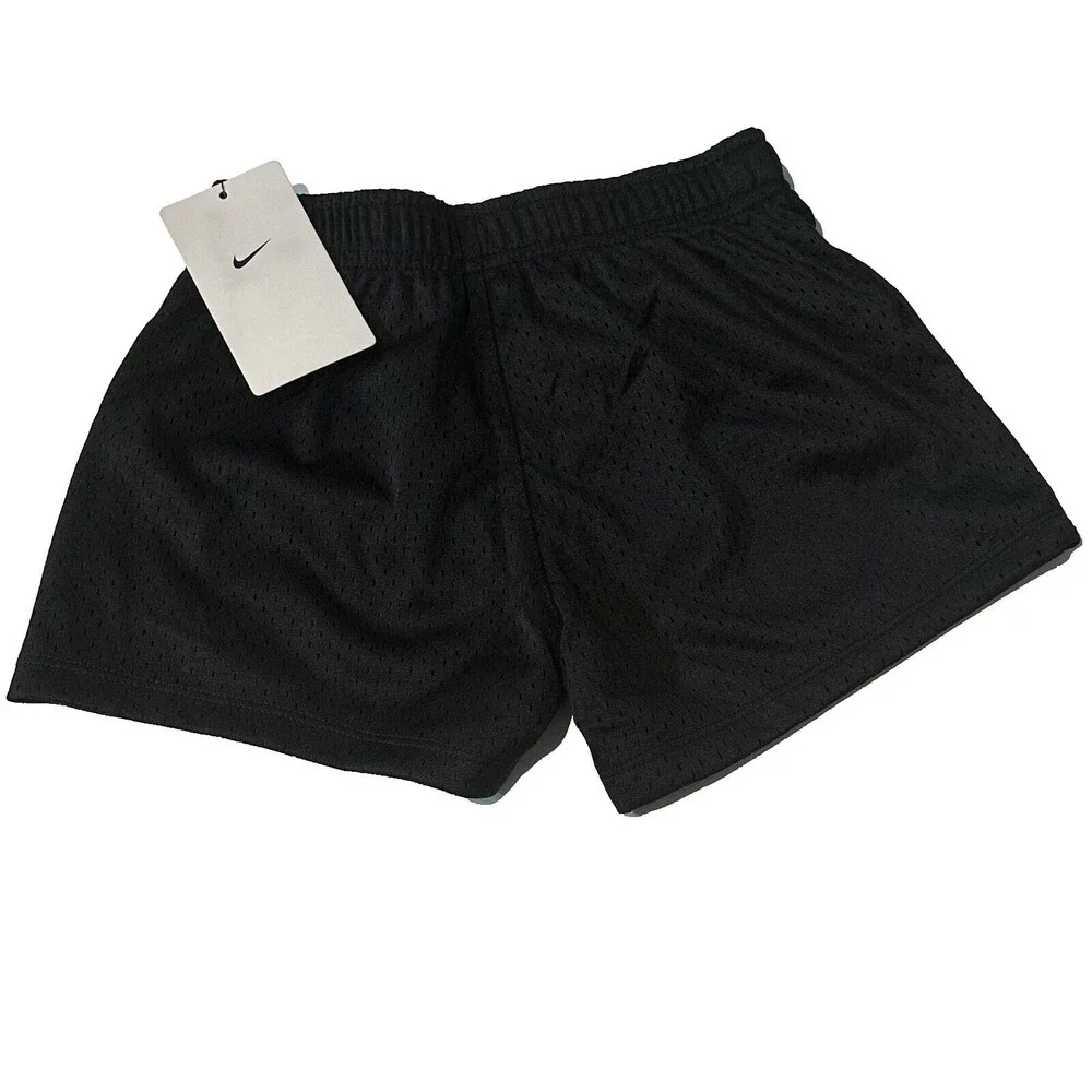 Nike Girl's Classic Mesh Shorts (Little Kids) Black 6X Little new‎
